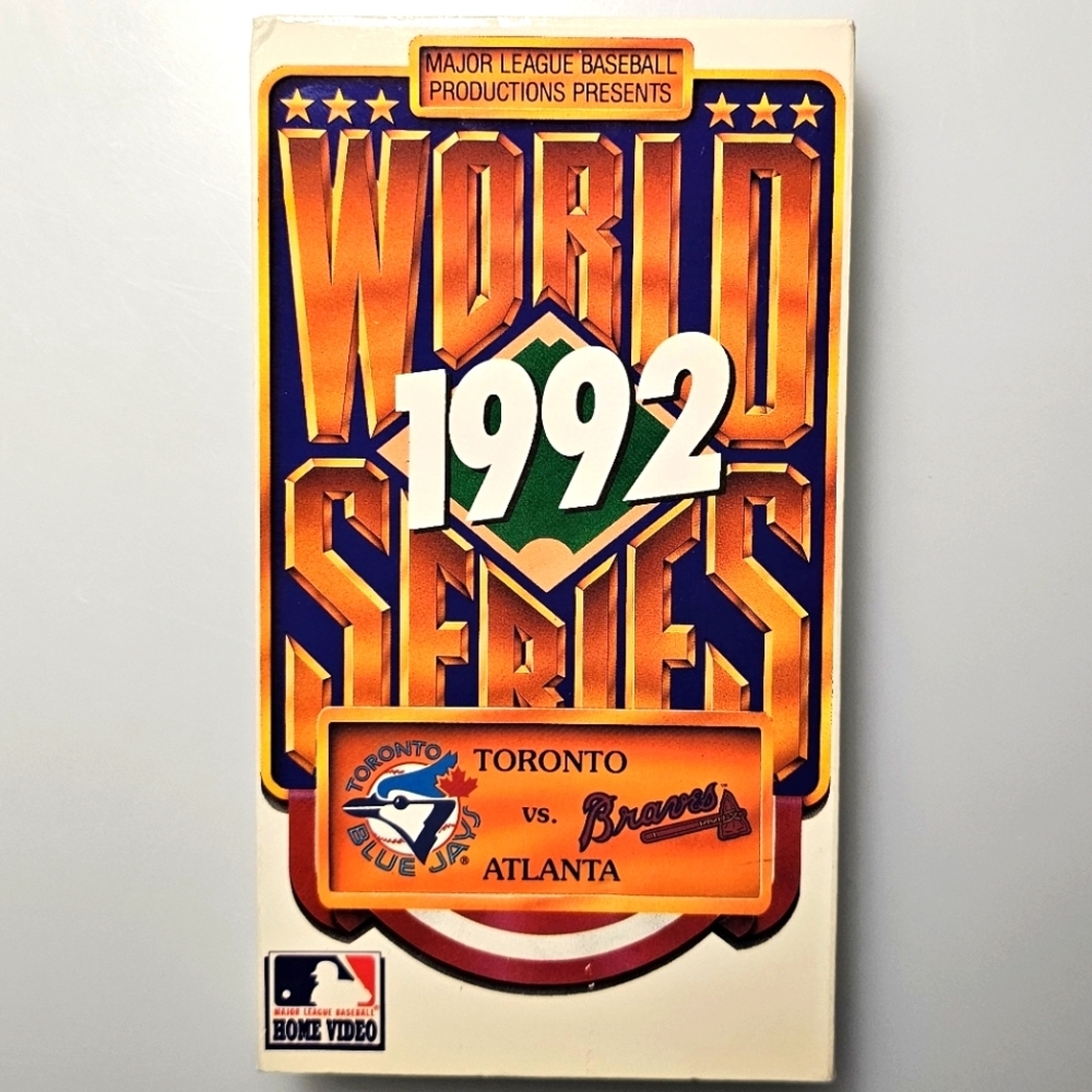 MLB 1992 World Series Toronto Blue Jays VS Atlanta Braves VHS Tape